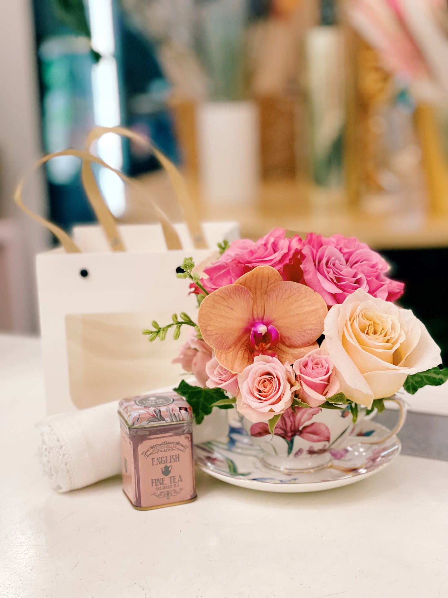 Floral Tea Cup