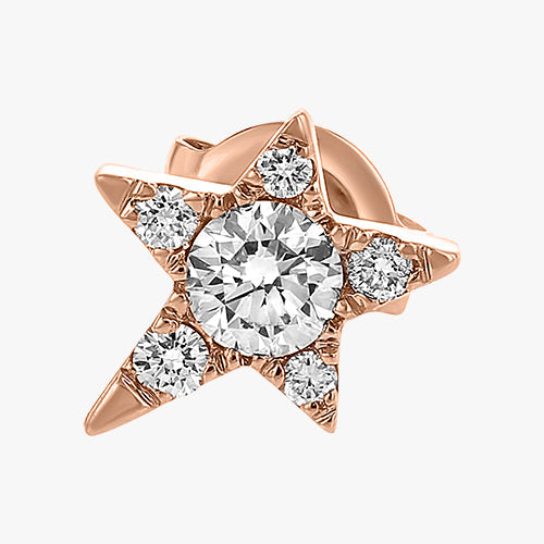 The Single Star Diamond Earring