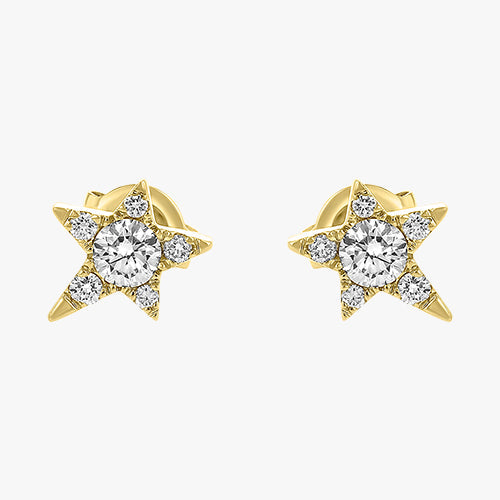 The Single Star Diamond Earring