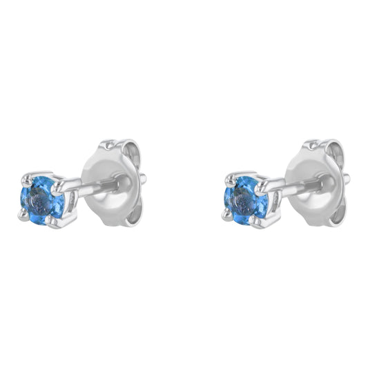 Aquamarine Studs